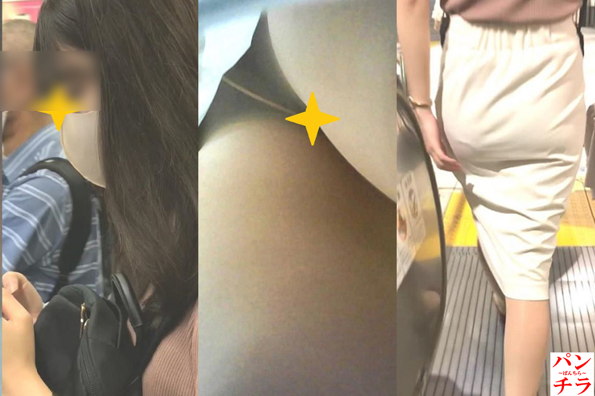 白のロングスカート パンチラ盗撮動画！パンスト着用で黒のパンティ確認したぜ!!【Pcolle】008