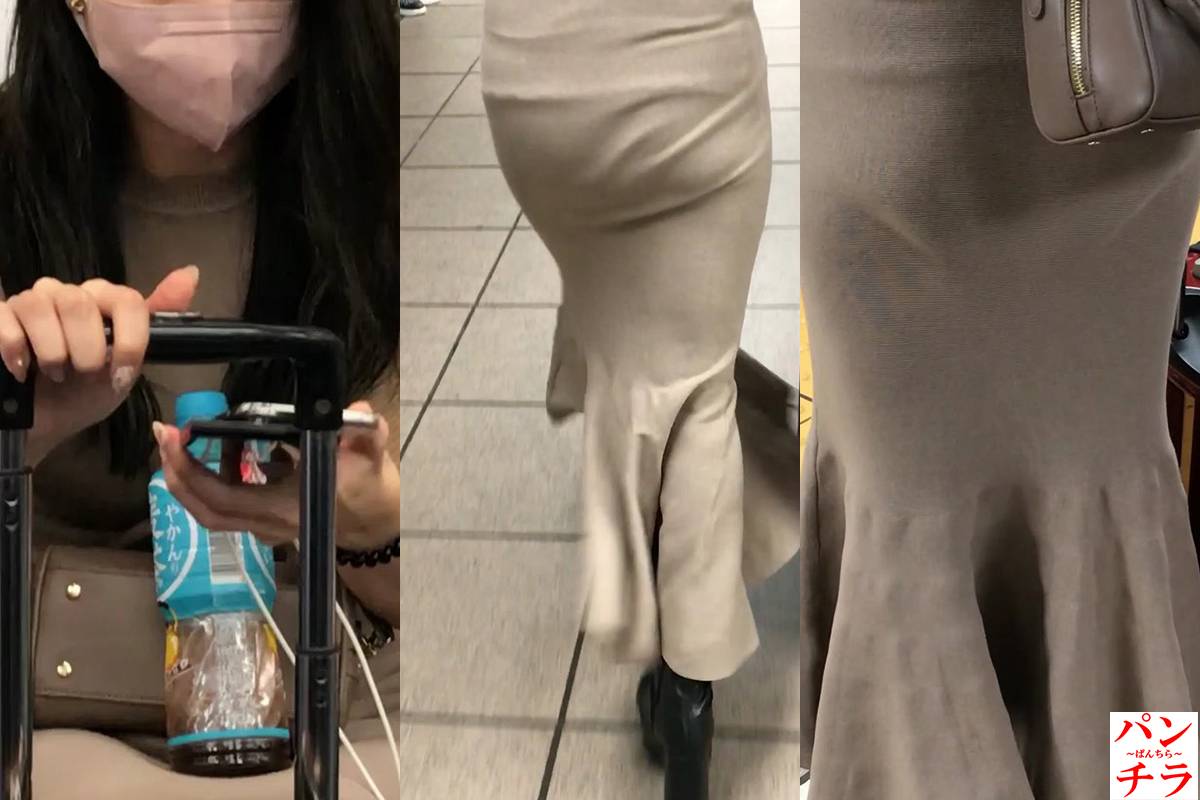 ロングワンピース 女子大生の盗撮エロ動画！スタイル抜群のムッチリ着衣尻が抜けちゃいます♡【Pcolle】004