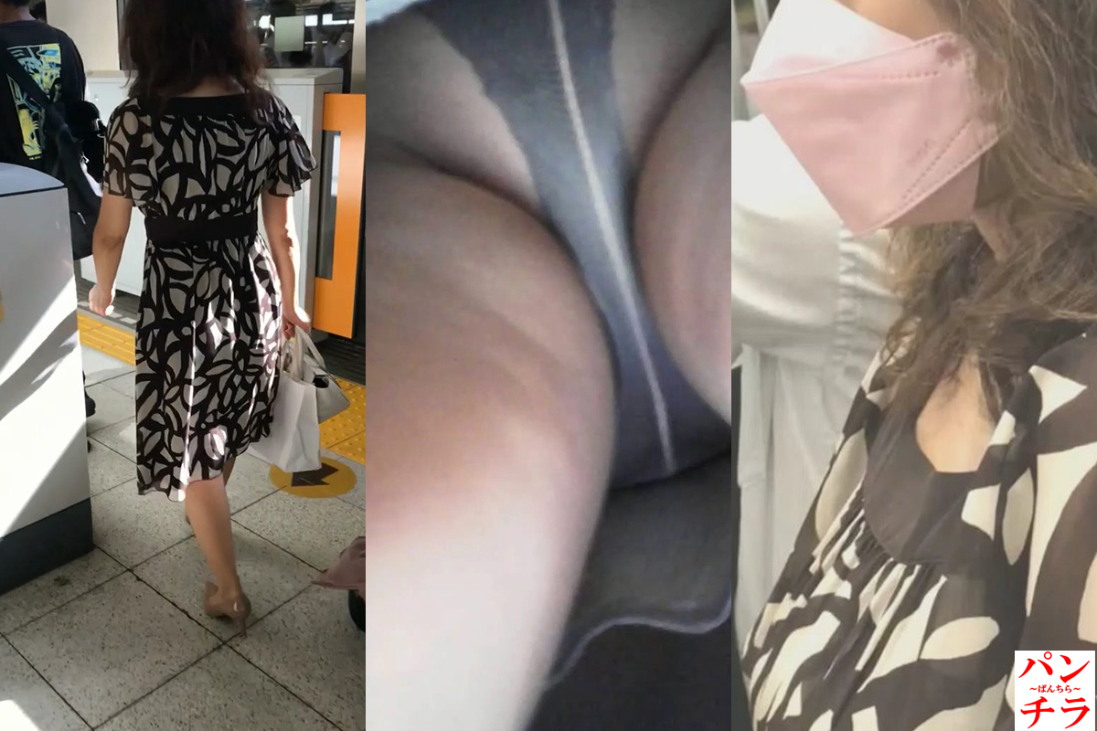 熟女系OLお姉さんのパンチラ盗撮動画だぜ！光量に恵まれ、パンスト越しの黒パンティ😍【Pcolle】003