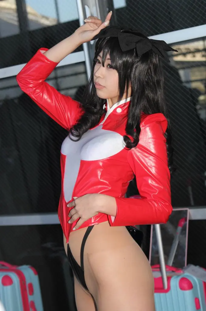 ワンフェス2014冬でスク水からハミ毛やマ○コに食い込みボンテージ001