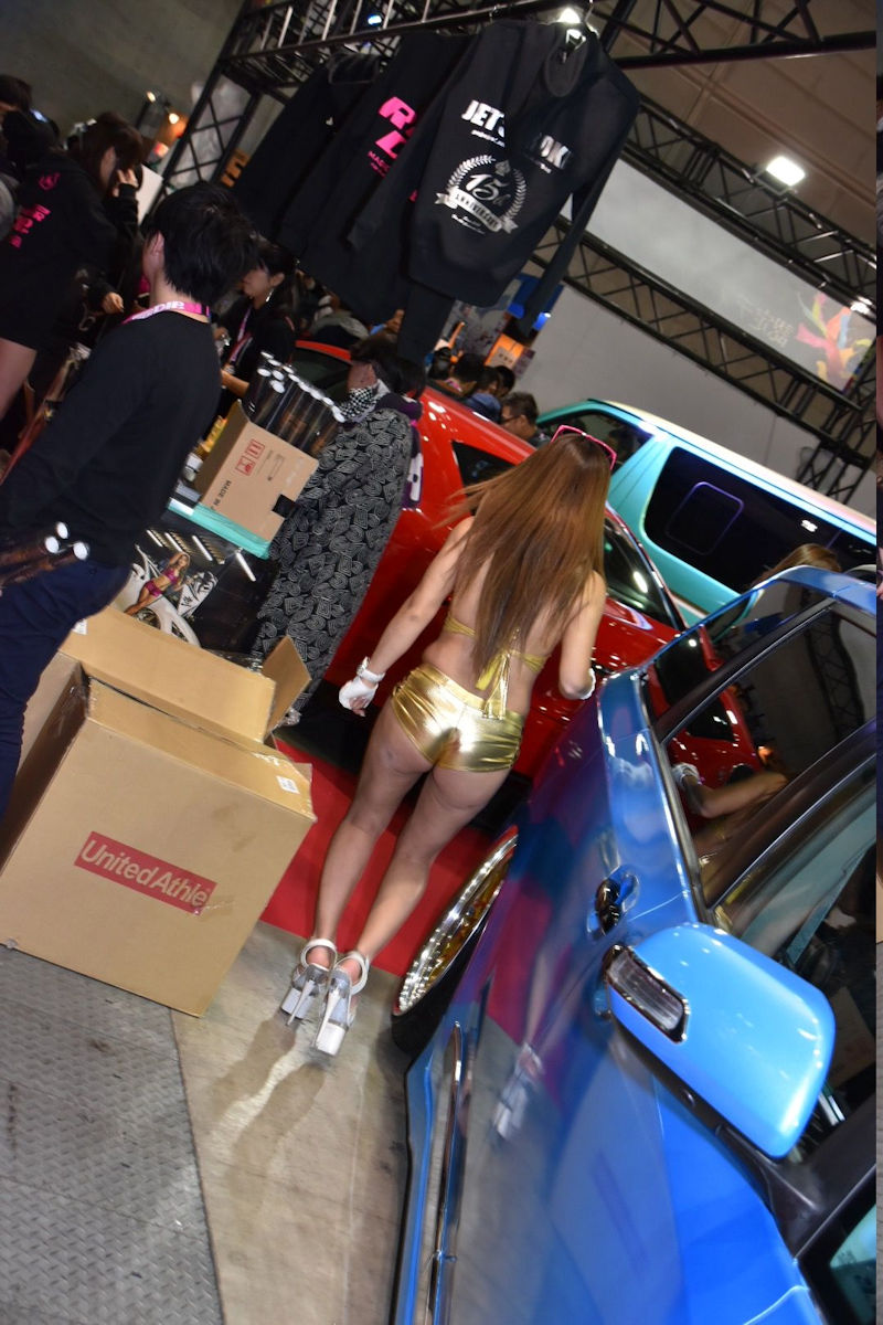 東京オートサロン パンチラやケツがエロいぜ!盗撮?車よりもパンツに目がいっちゃいます♡050