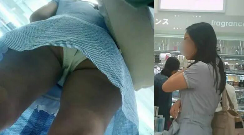 パンチラが抜ける逆さ撮り盗撮エロ動画像Vol.52_003枚目