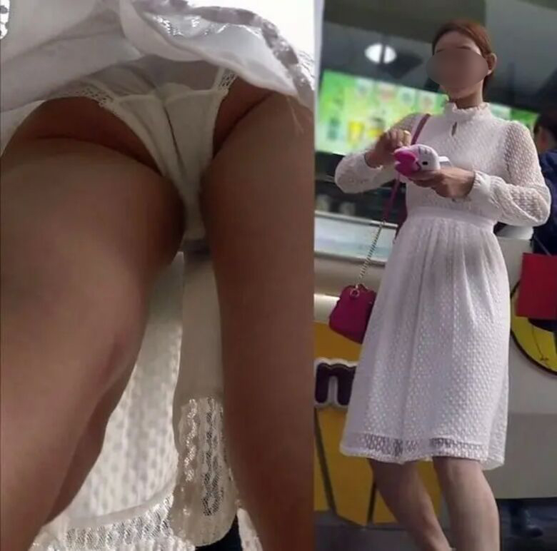 パンチラが抜ける逆さ撮り盗撮エロ動画像Vol.52_004枚目