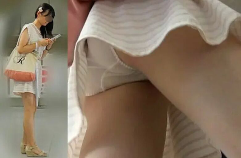 パンチラが抜ける逆さ撮り盗撮エロ動画像Vol.52_040枚目