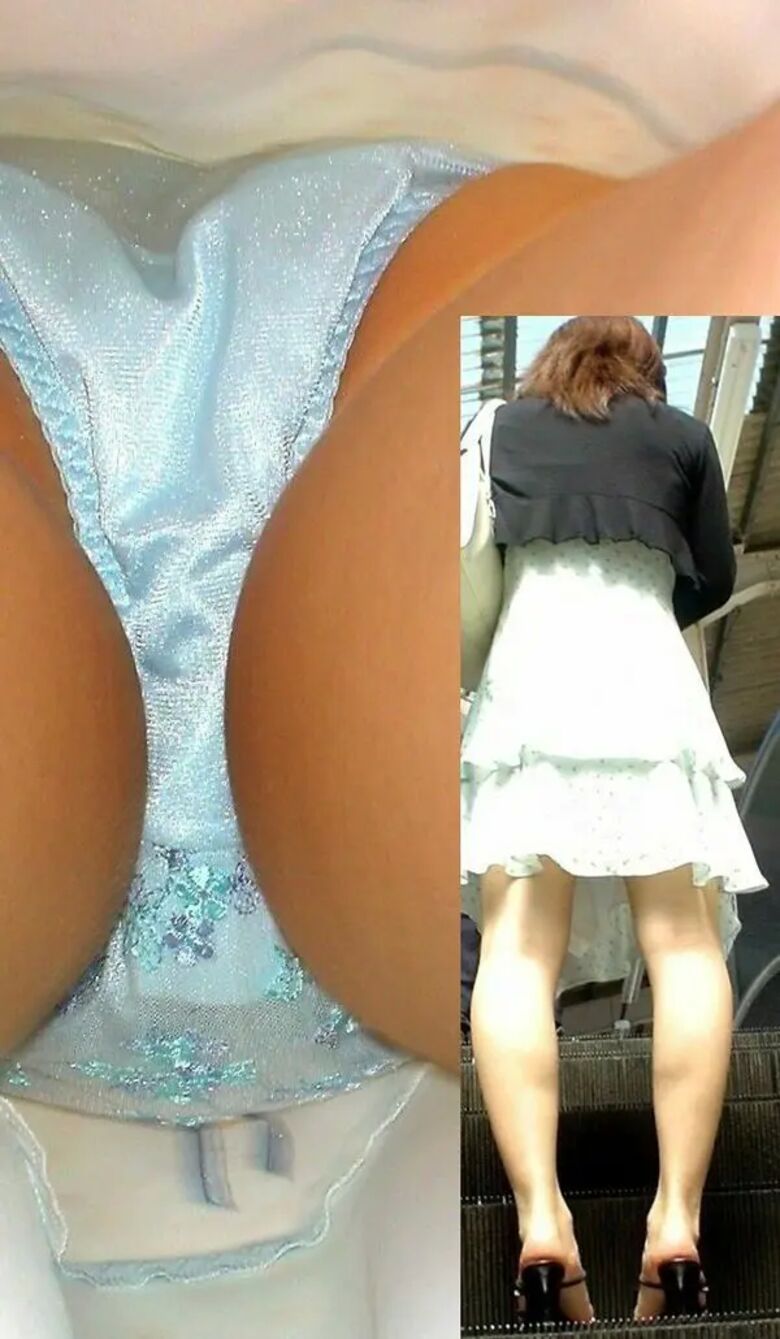 パンチラが抜ける逆さ撮り盗撮エロ動画像Vol.52_046枚目