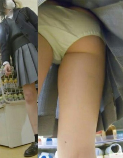 JKパンチラ動画像299枚!エロい女子の盗撮逆さ撮りやしゃがみパンツ 自撮り流出がエロくて抜ける!!【動画あり】039枚目