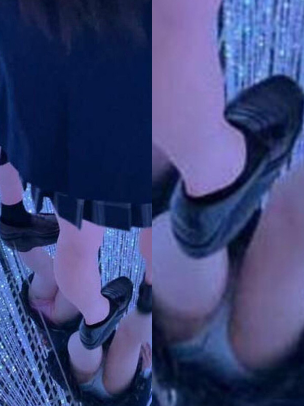 チームラボ パンチラ画像だぜ！自撮り流出パンツ♡床が鏡だから逆さ撮り盗撮みたいで抜けちゃいます!!【動画あり】