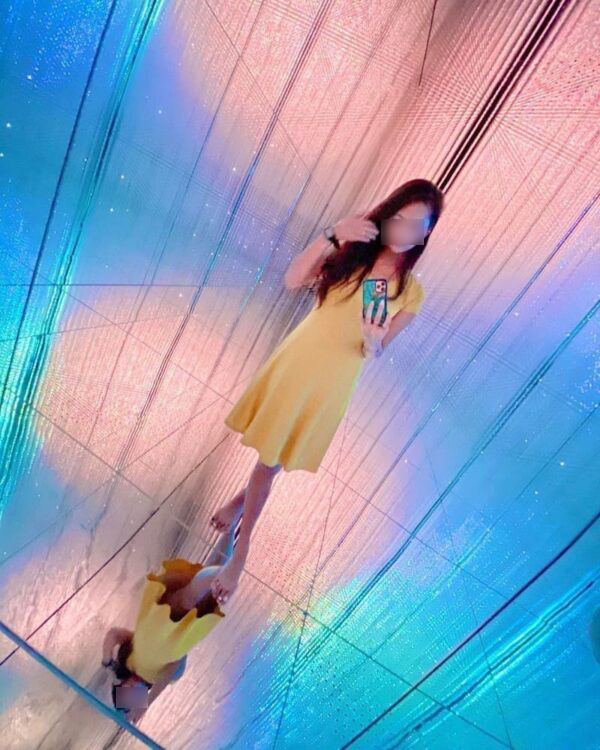 チームラボ パンチラ画像だぜ!自撮り流出パンツ♡床が鏡だから逆さ撮り盗撮みたいで抜けちゃいます!!【動画あり】051枚目