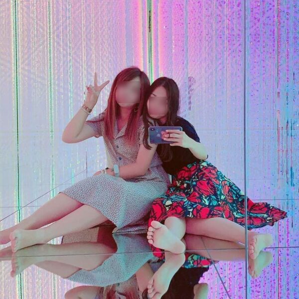 チームラボ パンチラ画像だぜ!自撮り流出パンツ♡床が鏡だから逆さ撮り盗撮みたいで抜けちゃいます!!【動画あり】068枚目