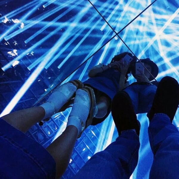 チームラボ パンチラ画像だぜ!自撮り流出パンツ♡床が鏡だから逆さ撮り盗撮みたいで抜けちゃいます!!【動画あり】074枚目