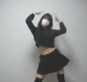 パンチラダンスのエロGIF画像っす!踊ってみた女子のパンツに太もも♡生足がセクシーで抜けるよ!!015枚目