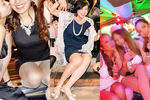 ぱんちら画像115枚!ドレスアップからのパンツがセクシーなパーティードレスパンチラをまとめてみた!!115枚目