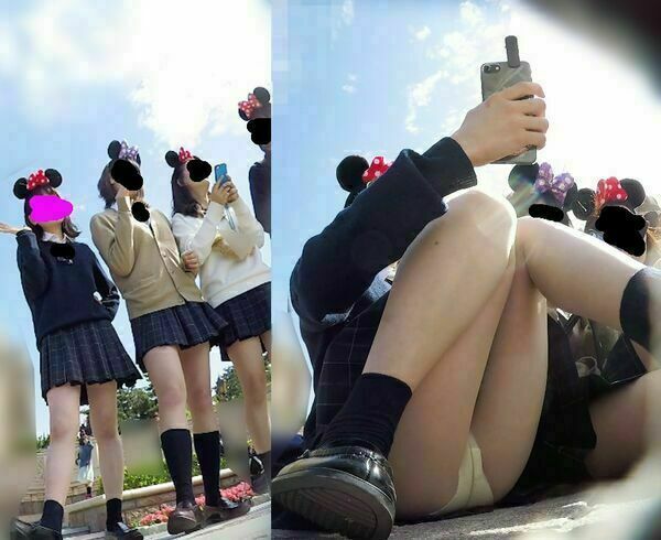下着ディズニー エロ画像だぜ!夢の国で露出?パンチラに興奮するのはオイラだけじゃないはず♡029