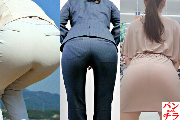 パンティライン動画像169枚!エロい盗撮パン線にパンスジ 女性の透けたパンツやお尻が抜ける!!【動画あり】006枚目