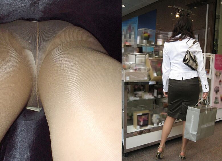 逆さ撮りナプキンパンチラ画像38枚!下着のスキマから見える羽付きパンツがエロくて抜ける!!005枚目
