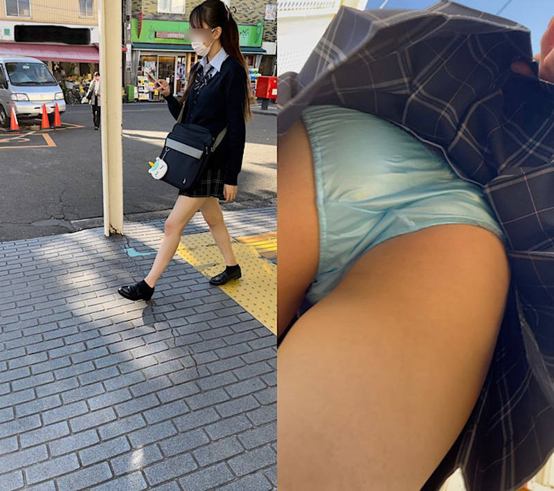 パンチラ 逆さ撮り盗撮画像！リアル動画もあるぜ!!見ているだけでもドキドキ感が伝わっちゃいます♡011