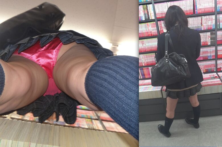 パンチラ 逆さ撮り盗撮画像！リアル動画もあるぜ!!見ているだけでもドキドキ感が伝わっちゃいます♡232
