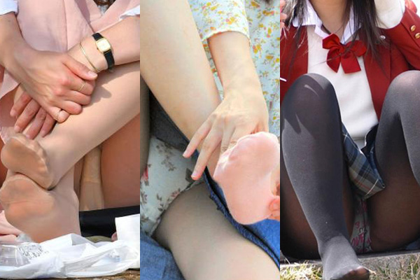 しゃがみ パンチラ画像!リアル盗撮・流出した魅惑のデルタゾーン♡本物志向の方のみ覗いてください!!033