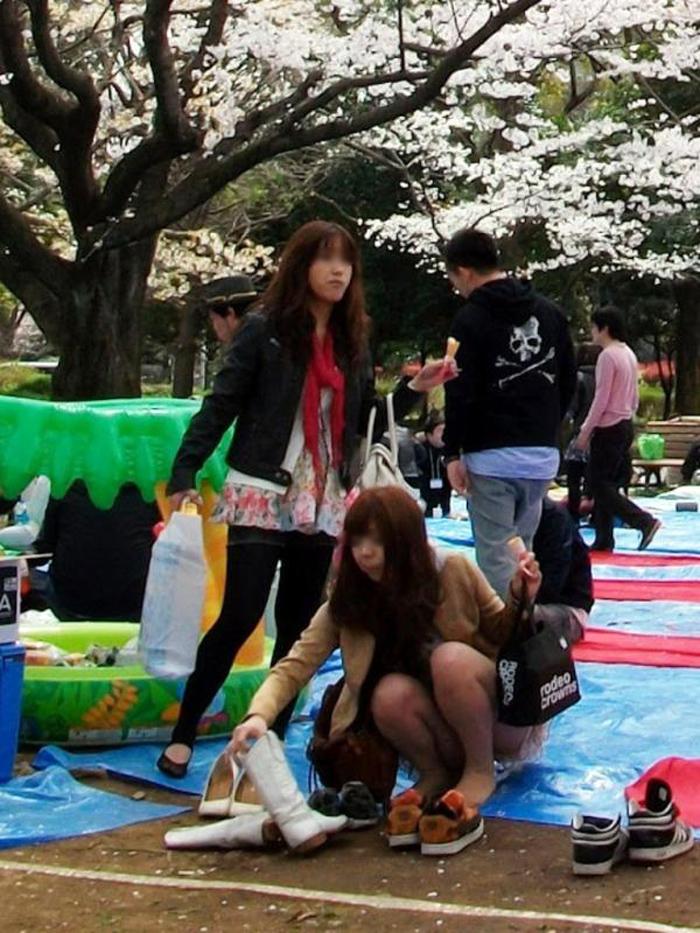 花よりパンツに目がいくエッチな花見パンチラ盗撮エロ画像27枚021枚目