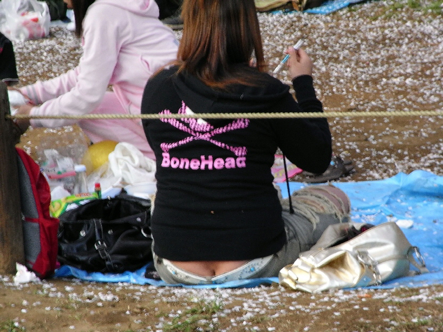 花よりパンツに目がいくエッチな花見パンチラ盗撮エロ画像27枚022枚目