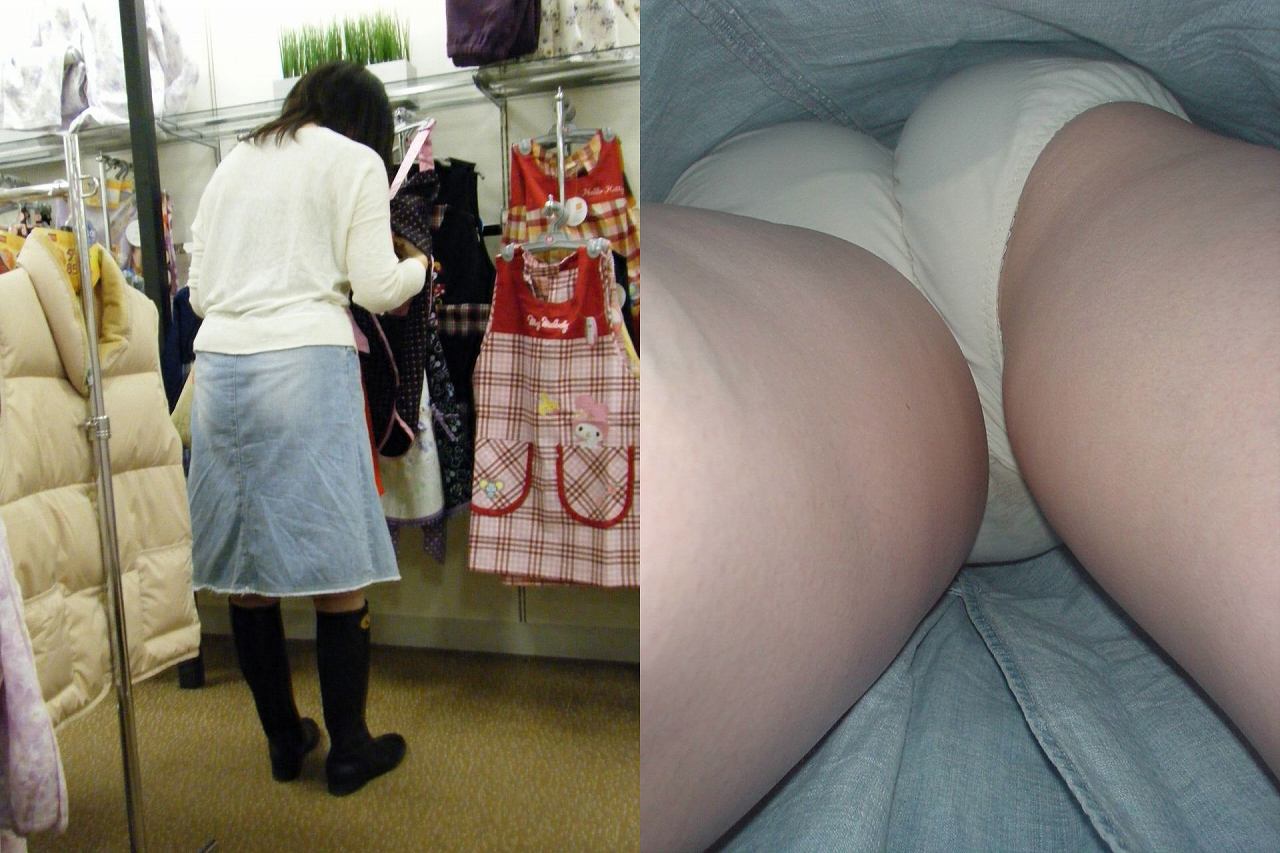 ショッピングモール パンチラ画像!逆さ撮り・しゃがみで見えてるリアルなパンツをまとめてみたぜ!!012