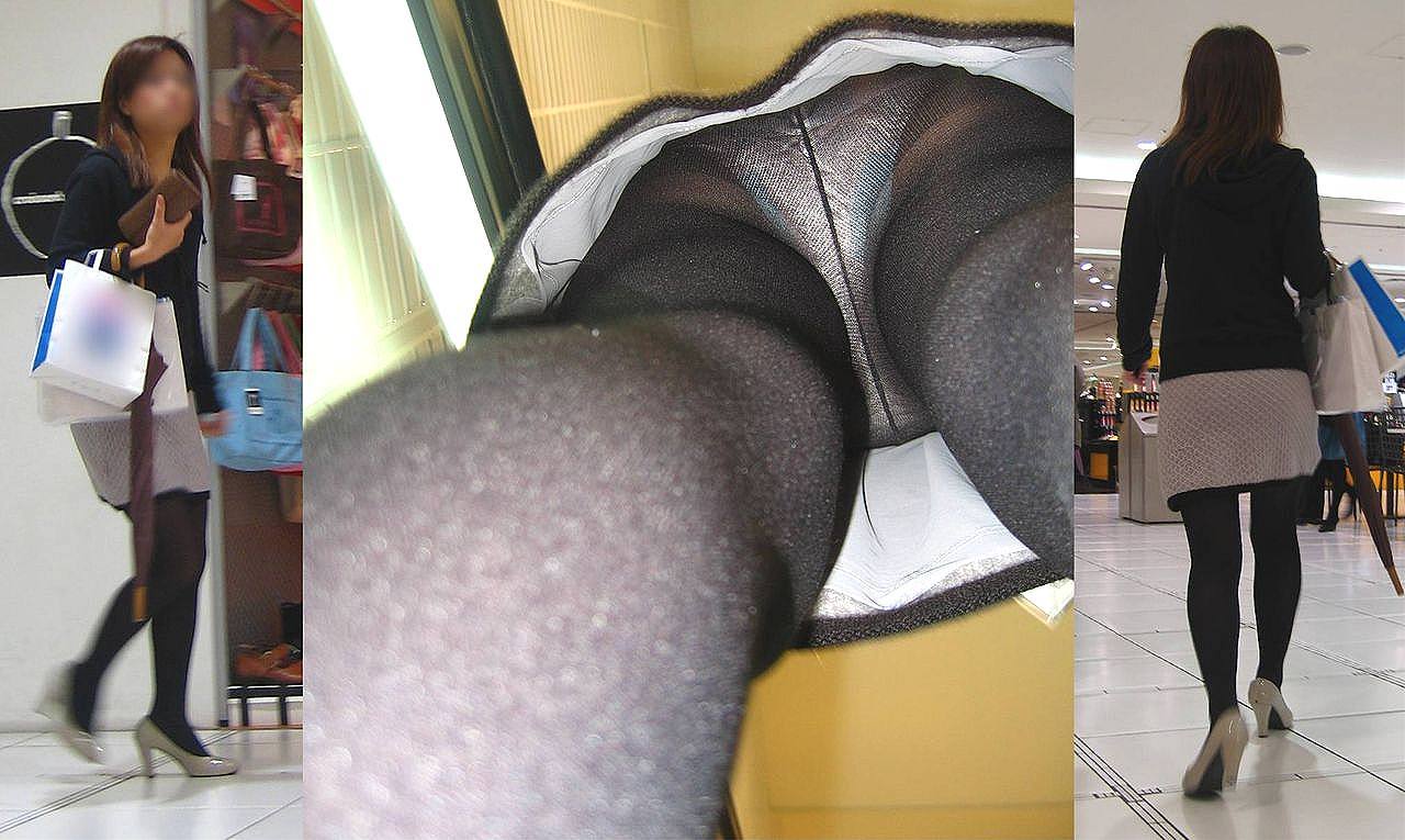 ショッピングモール パンチラ画像!逆さ撮り・しゃがみで見えてるリアルなパンツをまとめてみたぜ!!029