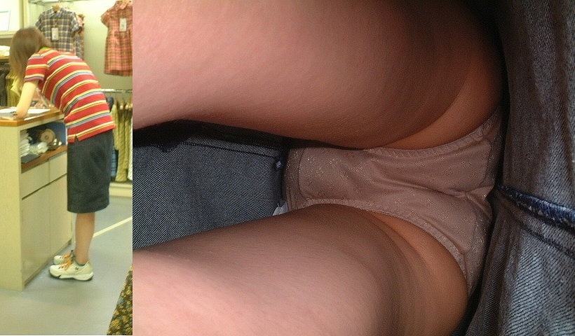 パンチラが抜ける逆さ撮り盗撮エロ動画像Vol.55_015枚目