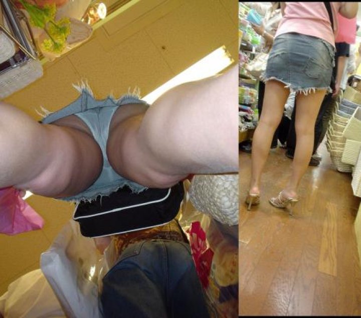 パンチラが抜ける逆さ撮り盗撮エロ動画像Vol.47_059枚目