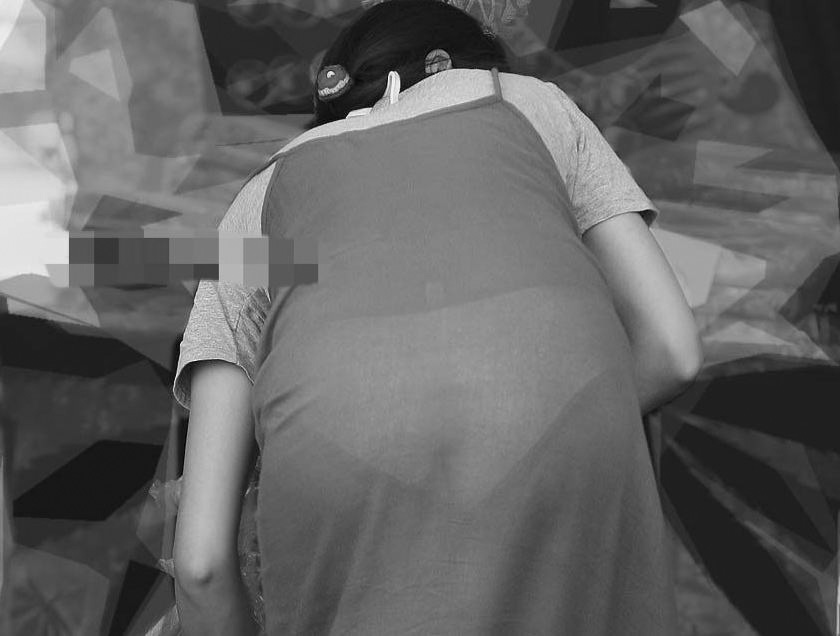 赤外線 盗撮エロ画像!透視カメラで撮影されたパンツがたまりません❤️乳首透けてるのもあるぜ!!011