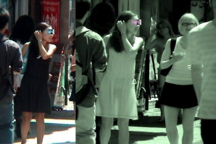 赤外線 盗撮エロ画像!透視カメラで撮影されたパンツがたまりません❤️乳首透けてるのもあるぜ!!041