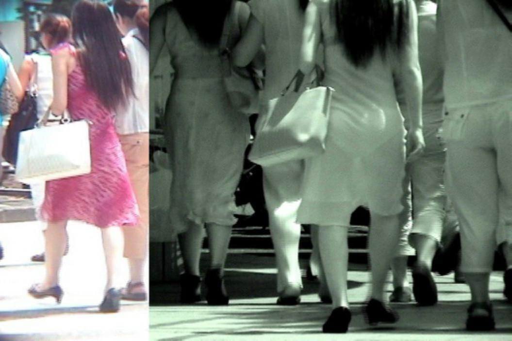 赤外線 盗撮エロ画像!透視カメラで撮影されたパンツがたまりません❤️乳首透けてるのもあるぜ!!051