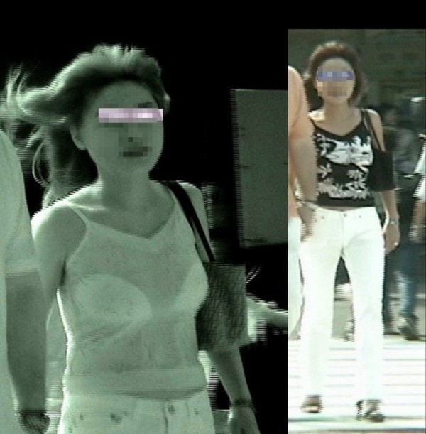 赤外線 盗撮エロ画像!透視カメラで撮影されたパンツがたまりません❤️乳首透けてるのもあるぜ!!061