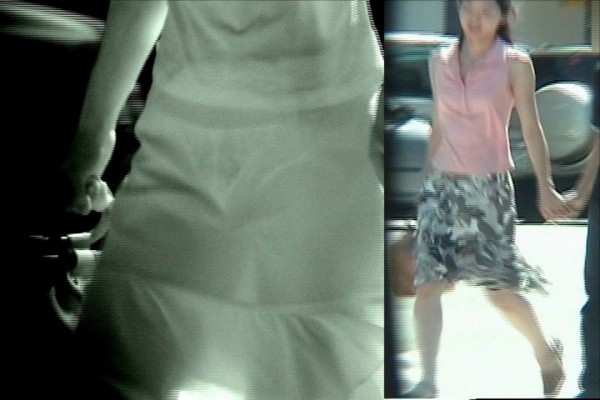 赤外線 盗撮エロ画像!透視カメラで撮影されたパンツがたまりません❤️乳首透けてるのもあるぜ!!071