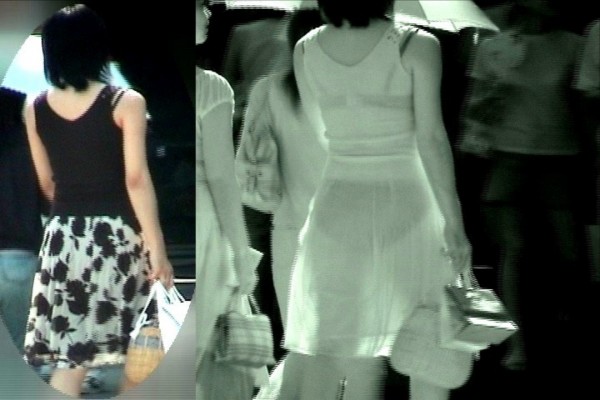 赤外線 盗撮エロ画像!透視カメラで撮影されたパンツがたまりません❤️乳首透けてるのもあるぜ!!072