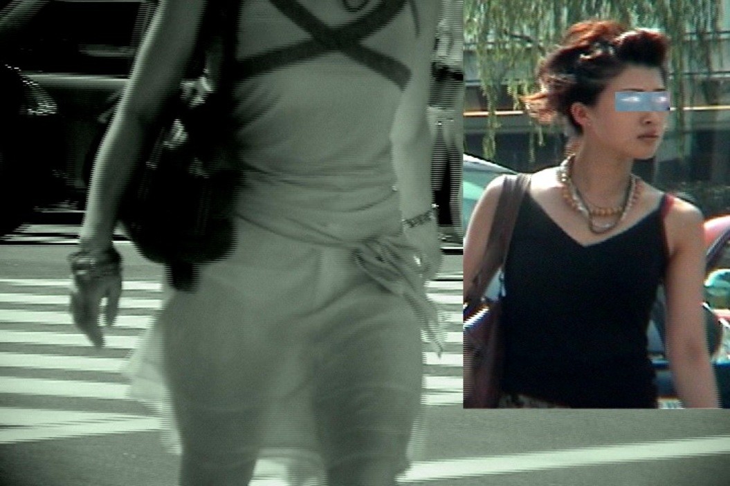 赤外線 盗撮エロ画像!透視カメラで撮影されたパンツがたまりません❤️乳首透けてるのもあるぜ!!074