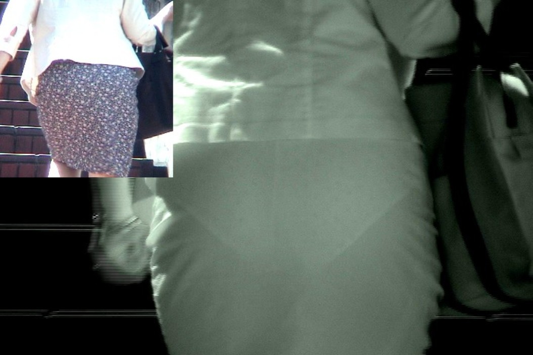 赤外線 盗撮エロ画像!透視カメラで撮影されたパンツがたまりません❤️乳首透けてるのもあるぜ!!075