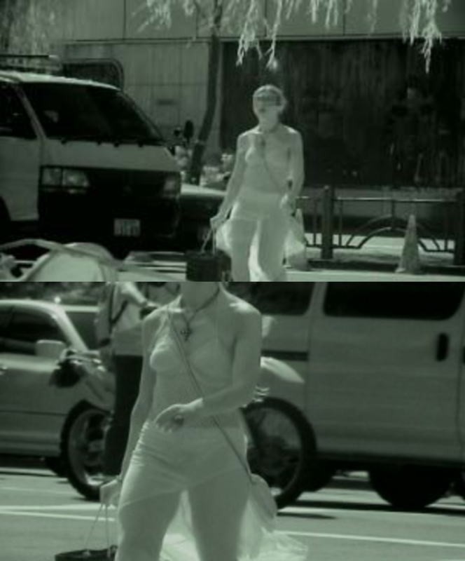 赤外線 盗撮エロ画像!透視カメラで撮影されたパンツがたまりません❤️乳首透けてるのもあるぜ!!092