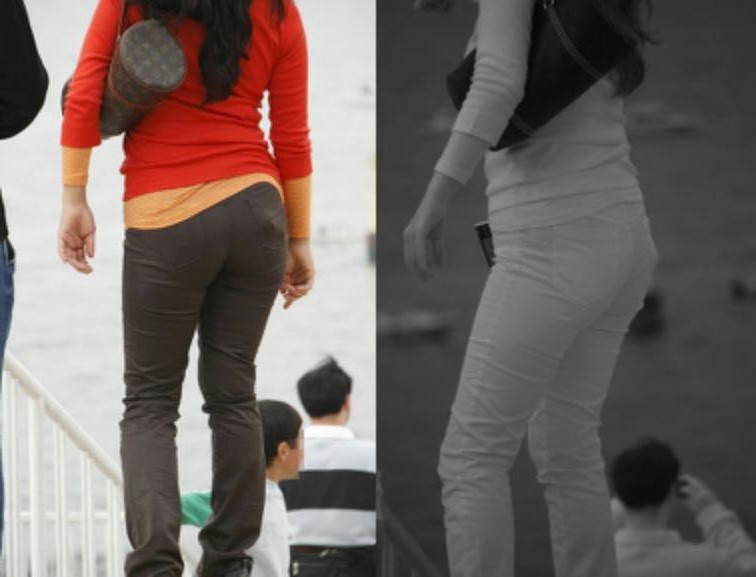 赤外線 盗撮エロ画像!透視カメラで撮影されたパンツがたまりません❤️乳首透けてるのもあるぜ!!095