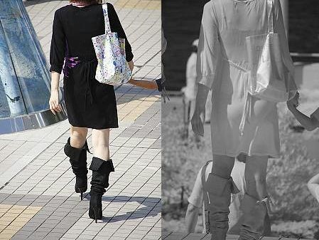 赤外線 盗撮エロ画像!透視カメラで撮影されたパンツがたまりません❤️乳首透けてるのもあるぜ!!101