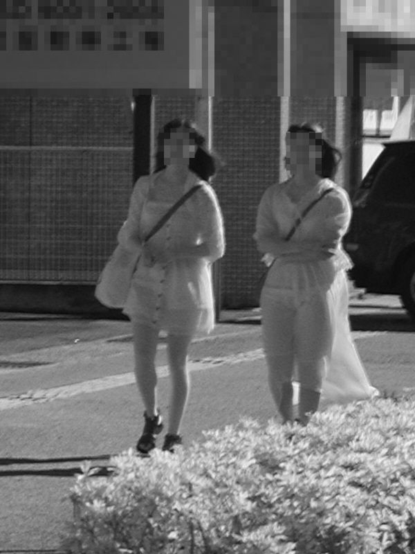 赤外線 盗撮エロ画像!透視カメラで撮影されたパンツがたまりません❤️乳首透けてるのもあるぜ!!103