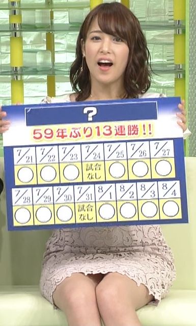 鷲見玲奈 パンチラ画像018