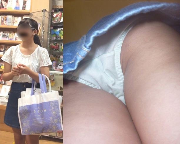 パンチラが抜ける逆さ撮り盗撮エロ動画像Vol.59_011枚目