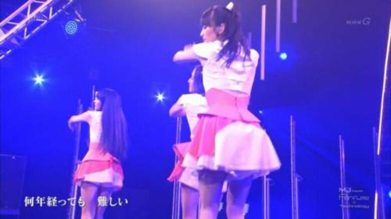 Perfume パンチラ!ミニスカ美脚に太ももがエロすぎて抜けちゃいます♡026