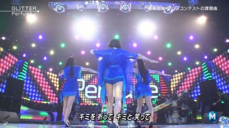 Perfume パンチラ!ミニスカ美脚に太ももがエロすぎて抜けちゃいます♡042
