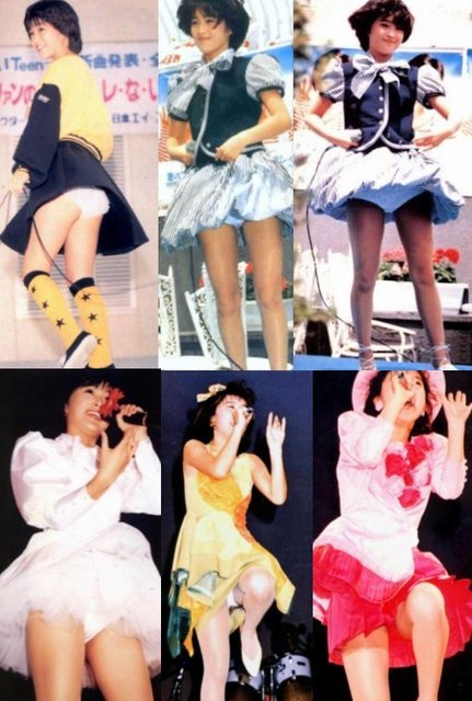 昭和アイドル パンチラ!お宝画像満載です♡パンツ規制のゆるかった時代にタイムスリップしようぜ!!017