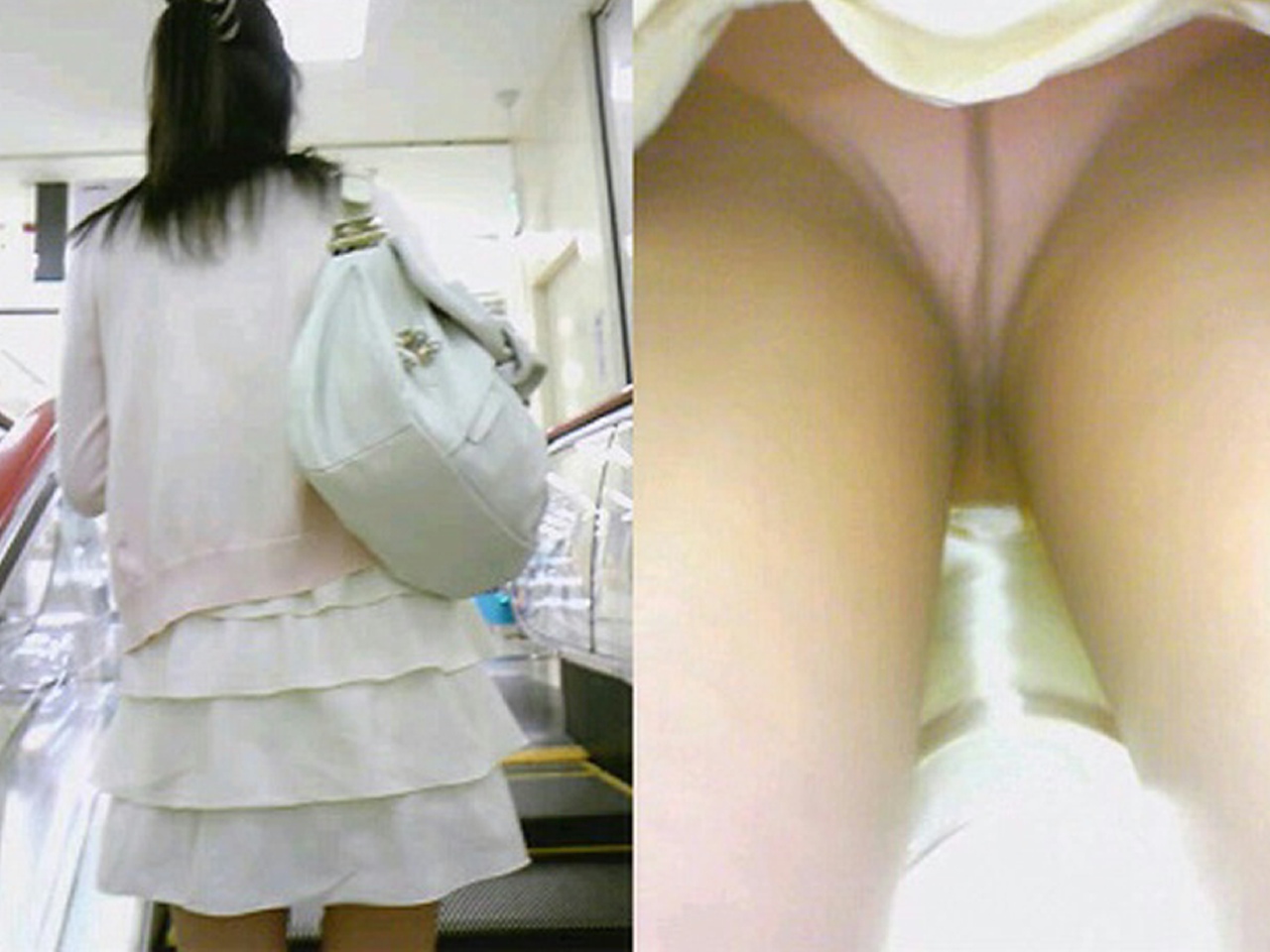 パンチラが抜ける逆さ撮り盗撮エロ動画像Vol.67_016枚目