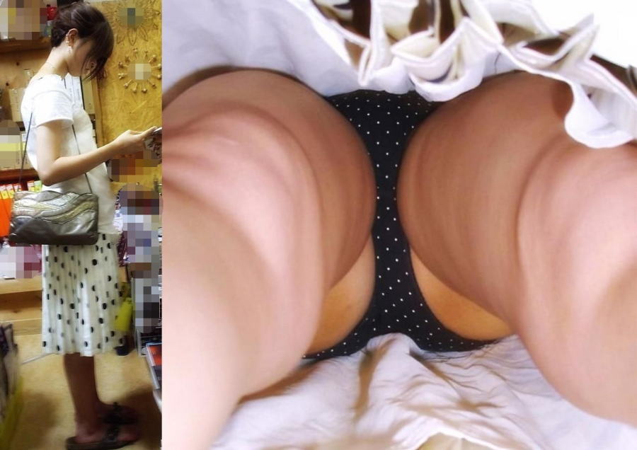 パンチラが抜ける逆さ撮り盗撮エロ動画像Vol.46_034枚目