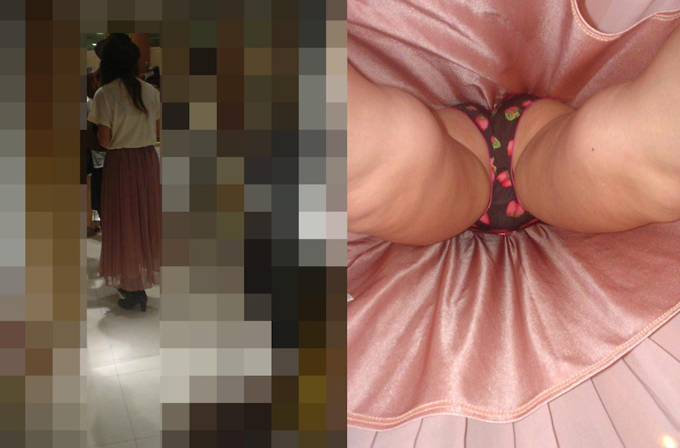 パンチラが抜ける逆さ撮り盗撮エロ動画像Vol.61_026枚目