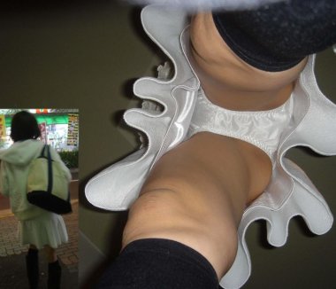 パンチラが抜ける逆さ撮り盗撮エロ動画像Vol.57_009枚目