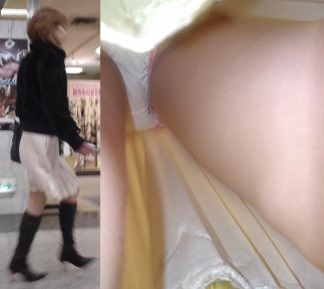 パンチラが抜ける逆さ撮り盗撮エロ動画像Vol.57_013枚目